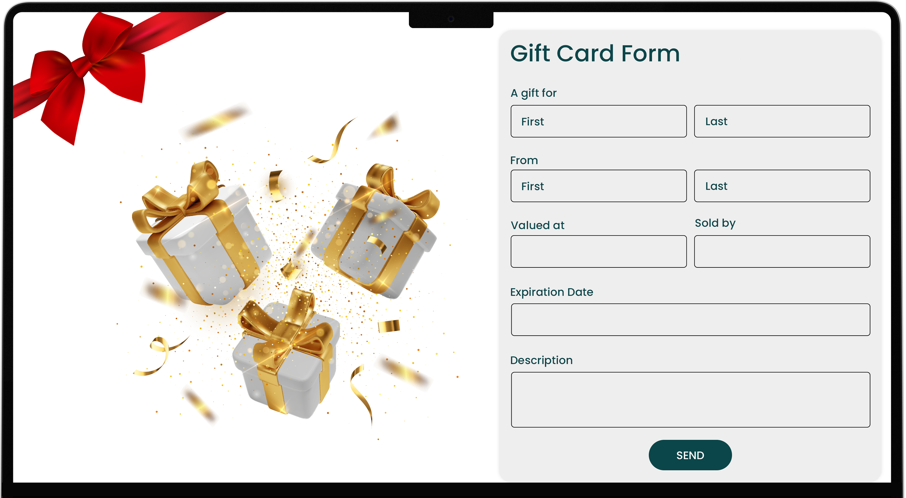 Gift Card Form